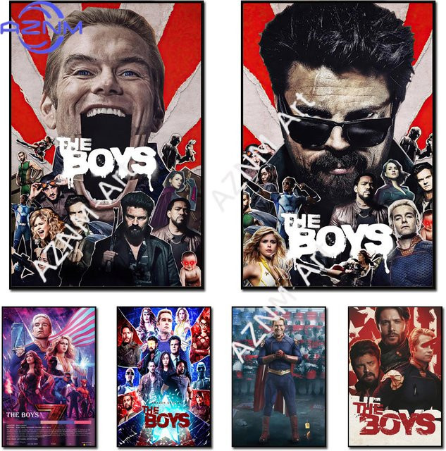 KAYOU Leinwandposter The Boys Homelander Wanddekoration Kunstdruck Mehrfarbig - Bild 1