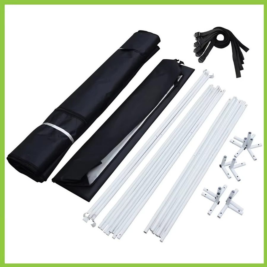 MTPAKE Grow Tent Kit Komplettsystem mit Vollspektrum Dual-Chip LED Pflanzenlampe und hochreflektierendem Mylar in Schwarz - Bild 2