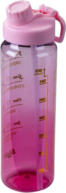 Paris Hilton Motivations-Trinkflasche in Pink, 900 ml - Bild 1