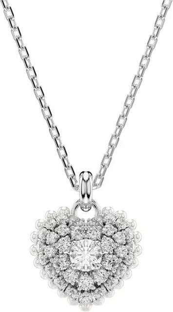 Swarovski Idyllia Herz Anhänger Halskette, Silber, Kristall, Damen - Bild 1