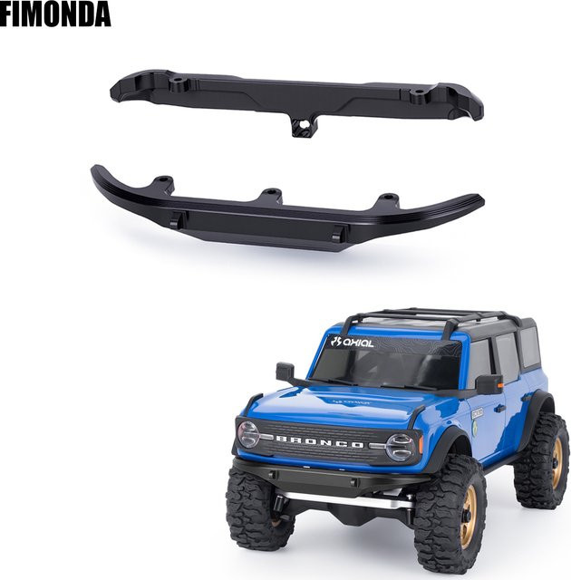 Axial Ford Bronco, Aluminium-Legierung Vorder- und Heckstoßstangen-Upgrade-Set, Zubehör - Bild 1