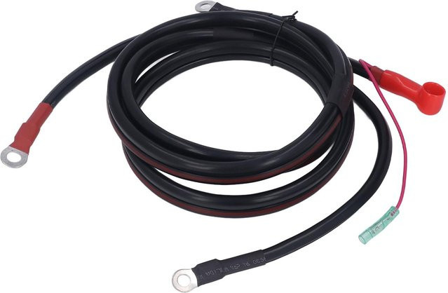 Parsun Batteriekabel Schwarz 2m aus reinem Kupfer als Ersatz für Powertec Außenbordmotoren 15-85PS - Bild 1