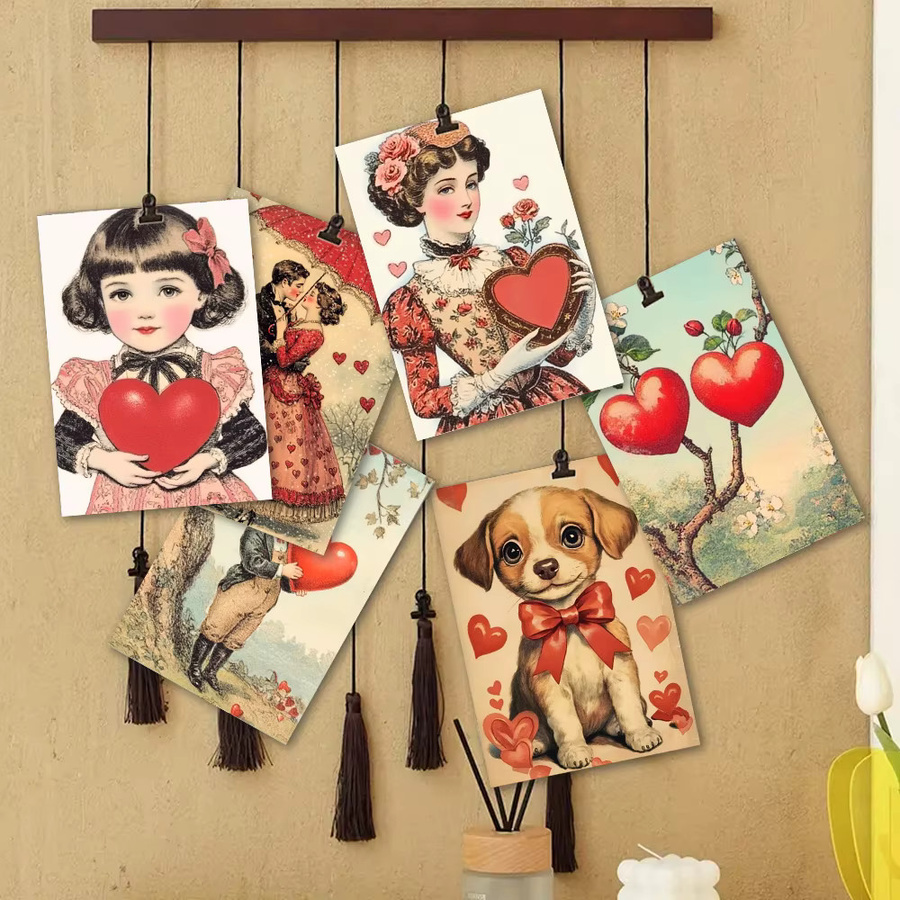 32 Stück florale viktorianische Postkarten im Vintage-Stil, botanische Illustrationen in Multicolour, hochwertige Papier-Postkarten für Dekoration und Geschenke - Bild 5