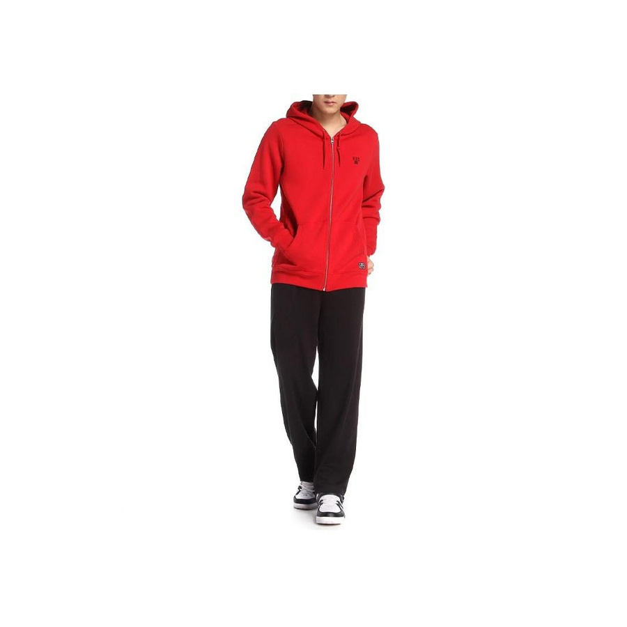 Nike Kapuzen-Reißverschlussjacke, Rot, Unisex - Bild 2