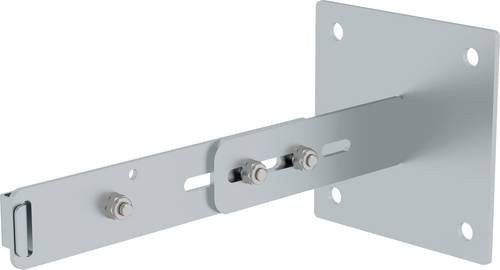 MUNK Günzburger Steigtechnik Wandhalter Klemmbügel Maueranker aus Stahl in Silber - Bild 1