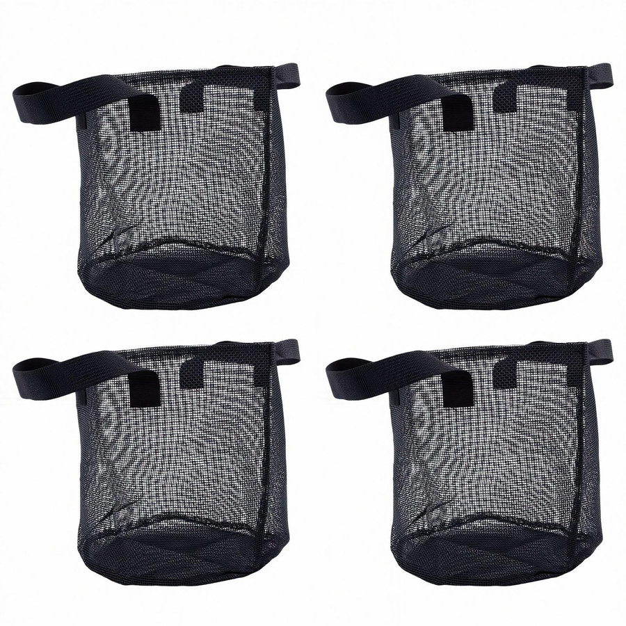 Fishine 4er-Set Netz-Teichpflanzenkörbe aus PVC mit Griffen für Garten und Sumpfpflanzen Type 2 - Bild 4
