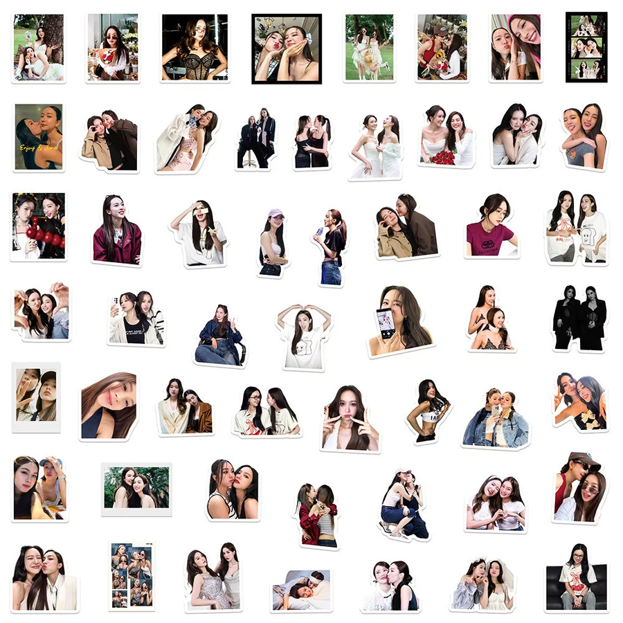 50 Stück EnjoyJune CP Peripheral Sticker Denied Love Thai BL Series Dekorationen in Multicolour für Journaling und Fans - Bild 3