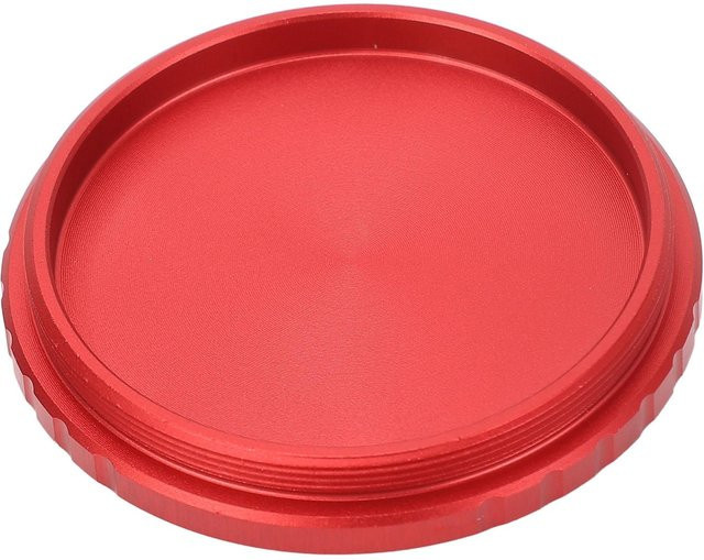 Shoemst Staubkappe aus Aluminiumlegierung für Teleskopobjektive mit M48x0,75mm Gewinde in Rot - Bild 1