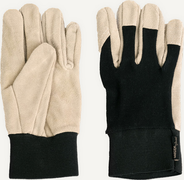 By Benson Gartenhandschuhe Premium aus Kalbsleder und Baumwollsatin in Größe L - Bild 1