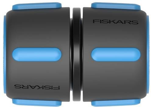 Fiskars Schlauch-Verbindungsstück mit SoftGrip-Touchpoints und Farbkodierung für 13mm bis 15mm (1/2 bis 5/8 Zoll) in Schwarz-Blau - Bild 1
