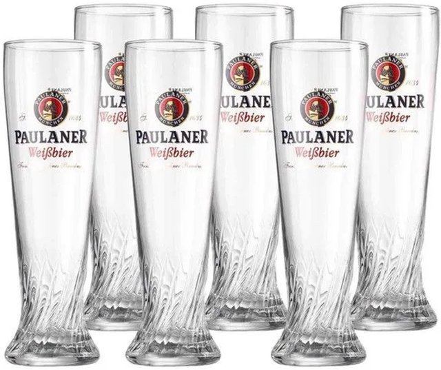 Ritzenhoff & Breker Paulaner Weizenbierglas Set, 6er Pack, transparent, 500 ml - Bild 1