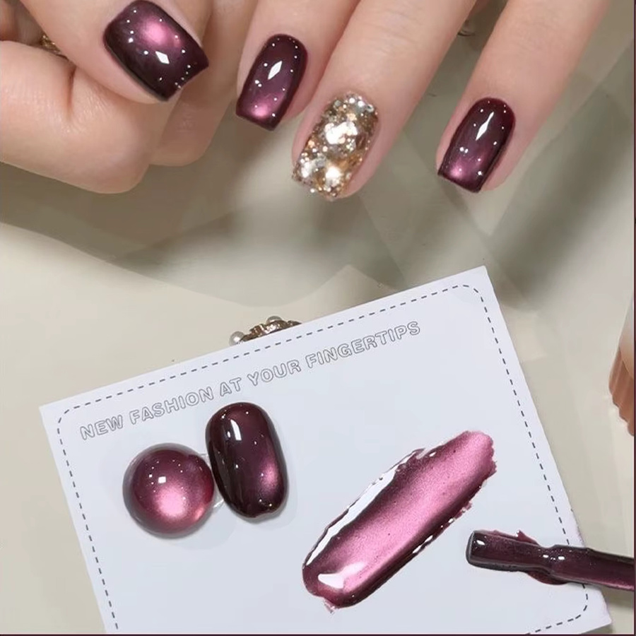 MIANEL Gel-Nagellack, Lila, Schimmernd - Bild 2