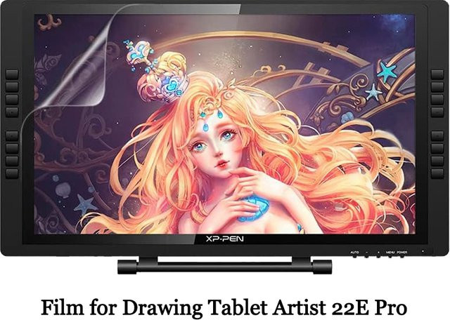 XPPen Schutzfolie für Artist 22E Pro Zeichenmonitor mit papierähnlichem Gefühl, transparent - Bild 1