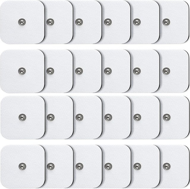Raiuleko Selbstklebende TENS-Elektrodenpads als Akupunktur-Massagegel für digitale EMS-Nervenmassagegeräte und Muskelstimulatoren - Bild 1