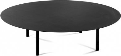 Serax Couchtisch aus Stahl in Schwarz Matt mit minimalistischem Design und runden Formen - Bild 1
