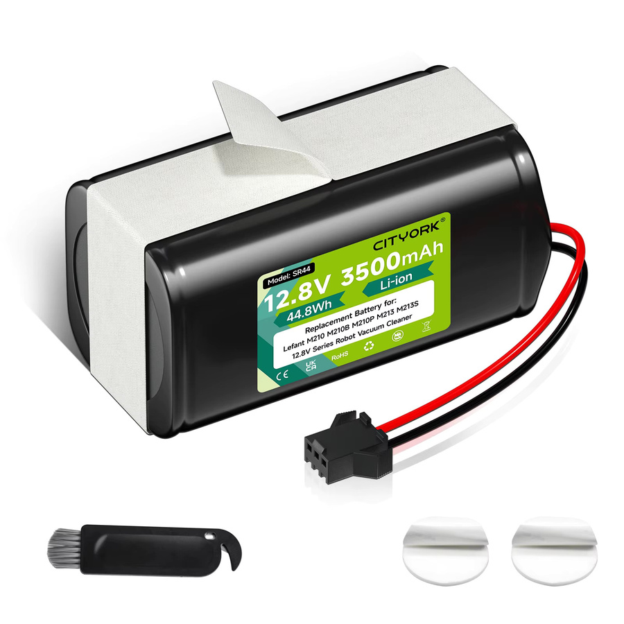 Ersatzakku für Lefant Saugroboter M210 M210B M210P M213 M213S M213B M1 sowie OKP Life K2 K1, 12,8V 3500mAh, Schwarz - Bild 7