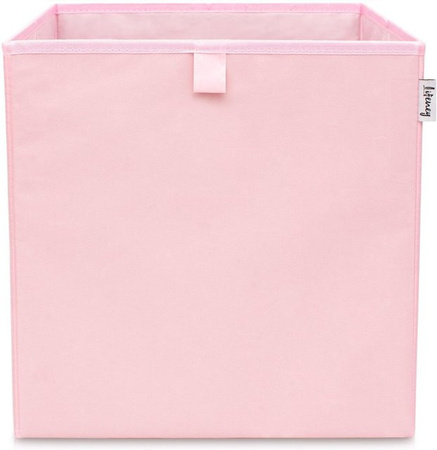 Lifeney Aufbewahrungsbox aus Stoff, pink, B/T/H: 33 x 33 x 33 cm