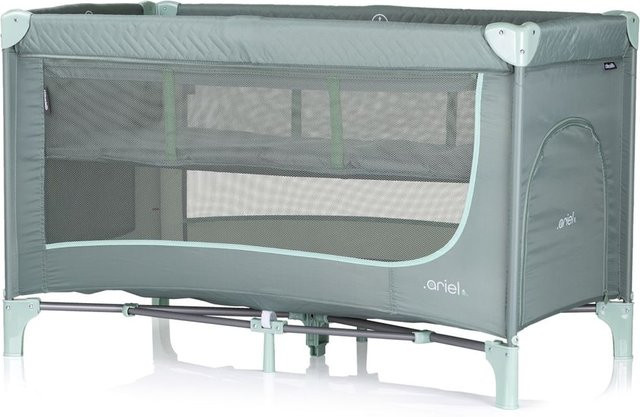 Chipolino Reisebett Ariel mit 2 Ebenen und Tragetasche in Hellgrün - Bild 1