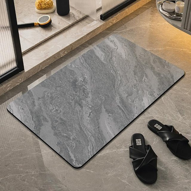 Yiran Furniture Kieselgur Saugmatte für Badezimmer und Toilette, Breite: 60 cm, Tiefe: 40 cm - Bild 1