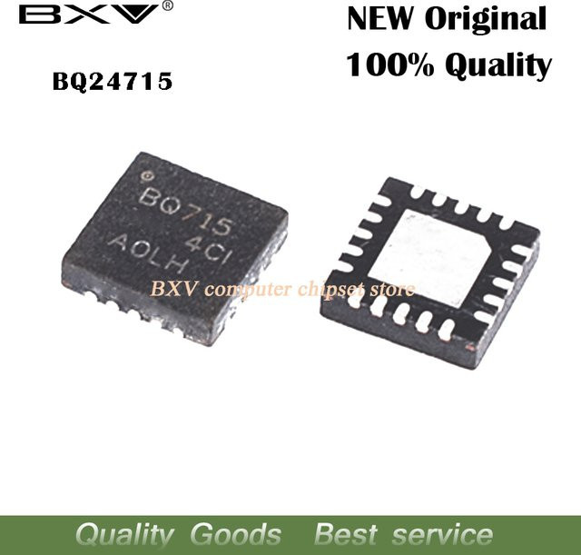 5 Stück BXV QFN IC Chips BQ715 BQ726 BQ728 BQ735 BQ736 BQ24715 BQ24726 BQ24728 BQ24735 BQ24736 in Schwarz - Bild 1