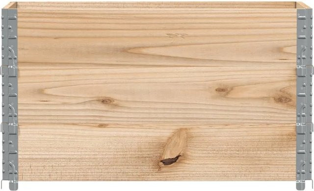 vidaXL Pflanzkiste aus Massivholz Kiefer in Braun, B/T/H: 100 x 50 x 60,5 cm - Bild 1
