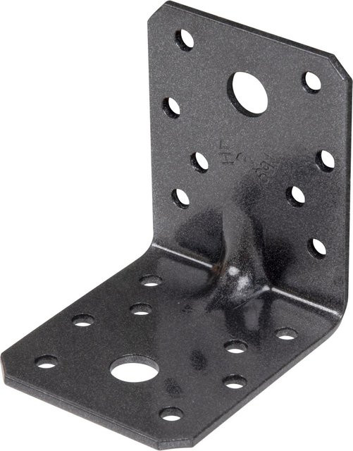 GAH Alberts Duravis Schwerl-Winkelverbinder Sicke Sw-Diamant Duplexbeschichtet, Stahl, B/T/H: 70 x 70 x 55 mm - Bild 1