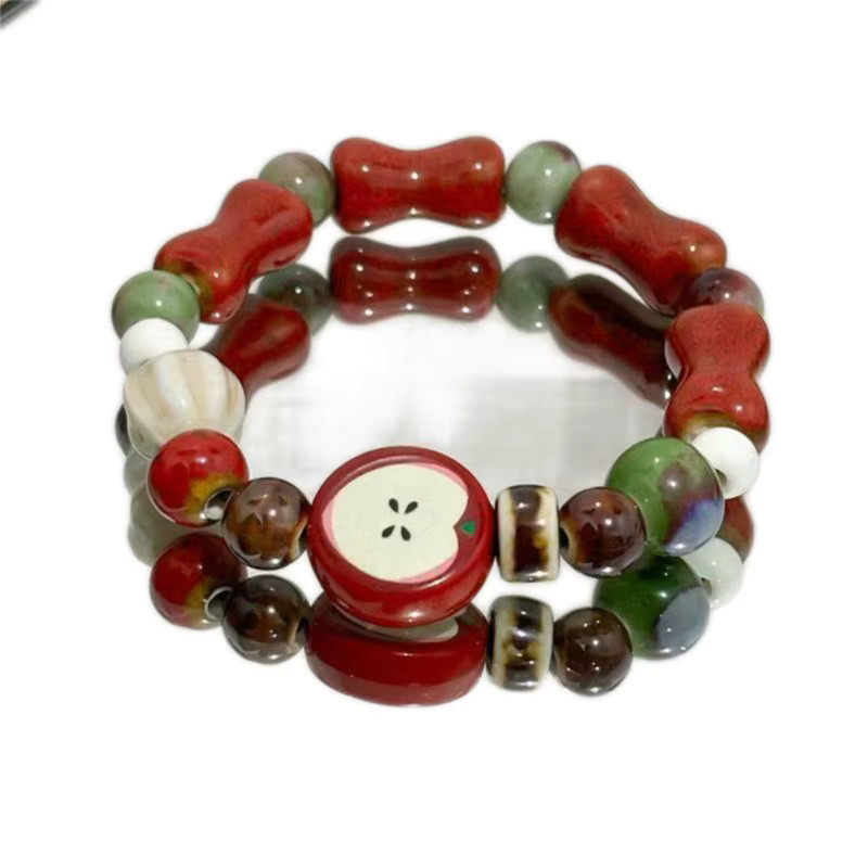 MOONBIFFY Armband, Keramik, Perle, Bunt - Bild 3