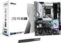 ASRock Z790 PRO RS WIFI Mainboard mit DDR5, LGA1700, Wi-Fi und Bluetooth in Schwarz-Silber - Bild 1
