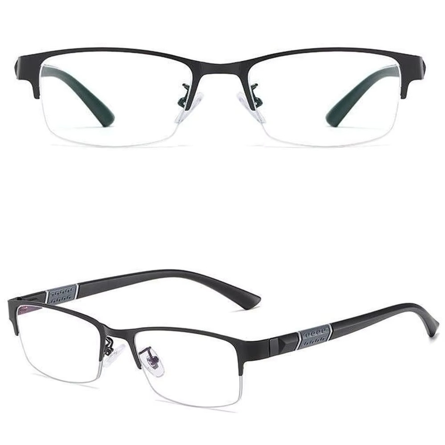 Gootrades Lesebrille, Halbrahmen, rectangular, Metall, schwarz - Bild 2
