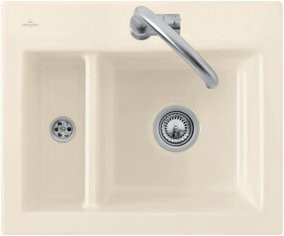 Villeroy & Boch Spülbecken Subway 60 XM Aufsatzspüle aus Keramik in Black - Bild 1