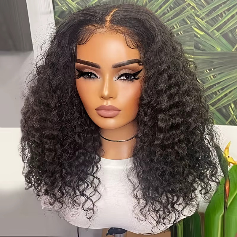 ALIKODY Echthaarperücke Jerry Curly, 13x6 HD Lace Frontal, Damen - Bild 3