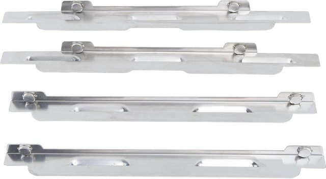 Blackstone Windschutz Hitzeschild aus Edelstahl für Flat Top Grillplatte, 4 Stück, Silber - Bild 1