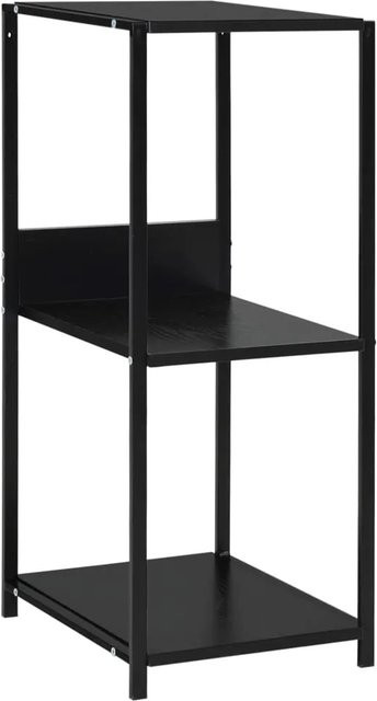 vidaXL Kleines Bücherregal in Schwarz im Industrial Design, B/T/H: 33,5 x 39,6 x 79,7 cm - Bild 1