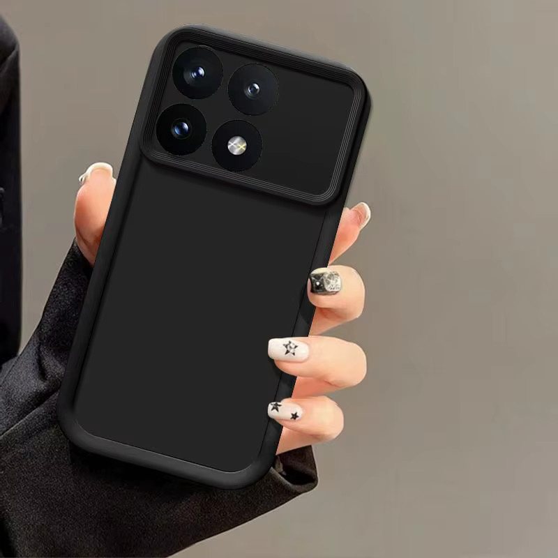 Xiaomi Poco F8 Pro 5G Handyhülle Luxus Candy Matte Weiche Abdeckung in Schwarz - Bild 2