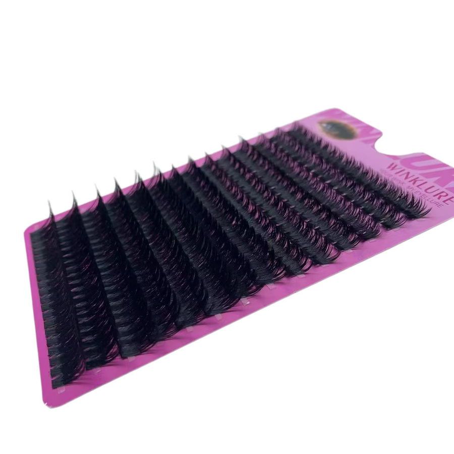 MIAOJIE 280 Cluster Falsche Nerz-Wimpern, D-Curl, Einzelwimpern - Bild 2