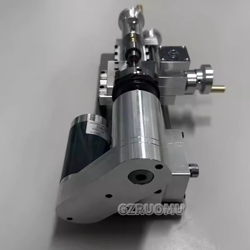 GZRUOMU Multifunktionale Mini-Drehmaschine für Holzbearbeitung, tragbare Desktop-Mikro-Drehmaschine, Silber, 100–2500 U/min - Bild 5