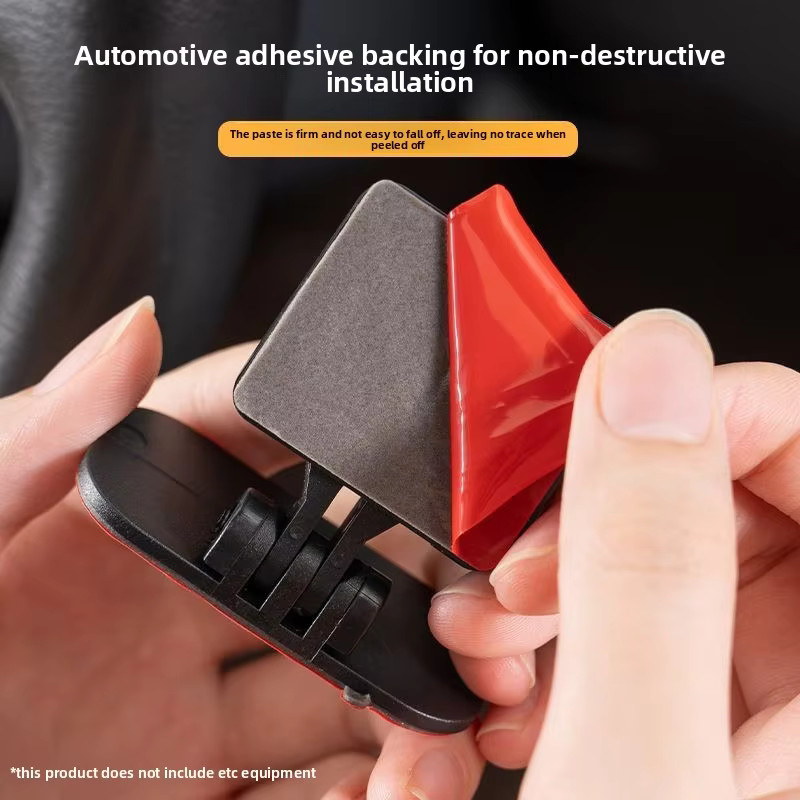 CHYIEER Universelle selbstklebende Halterung für das Armaturenbrett in Schwarz für GPS-Tracker, Dashcam oder Maut-Transponder - Bild 2