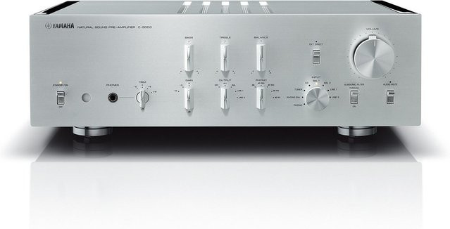 Yamaha C-5000 Vorverstärker in Silber und Pianoblack - Bild 1