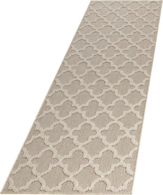 Outdoor Teppich IMST von Kadima Design in Beige im Skandi-Stil, B/T: 80 x 250 cm - Bild 1