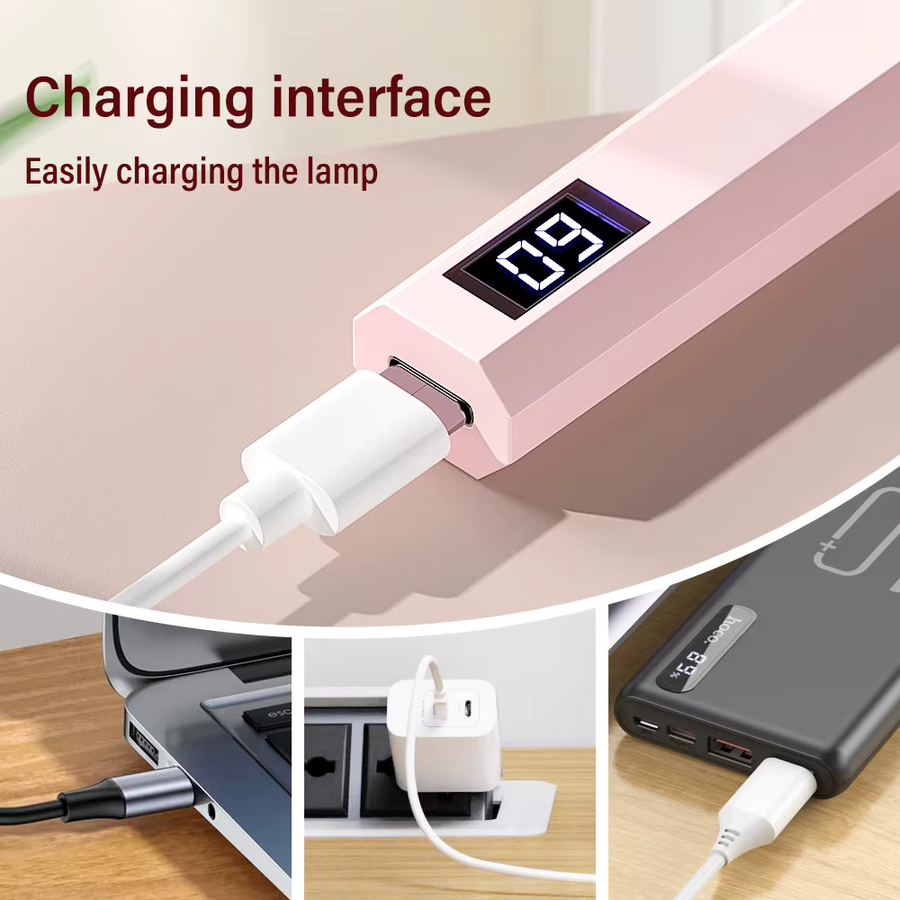 YIKOOLIN UV-LED-Nageltrockner, wiederaufladbar, USB - Bild 2