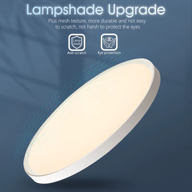 BENEWTON Tuya Smart Deckenleuchte Weiß Rund RGBCW LED Moderne Smart Home Beleuchtung für Wohnzimmer und Schlafzimmer Durchmesser: 45,72 cm - Bild 4
