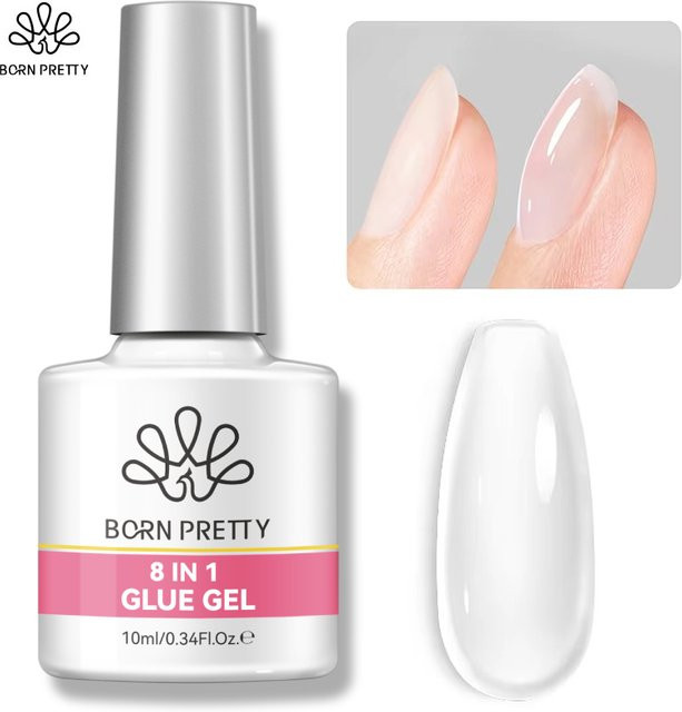 BORN PRETTY Milky Jelly Gel, klares Klebergel, 10 ml - Bild 1