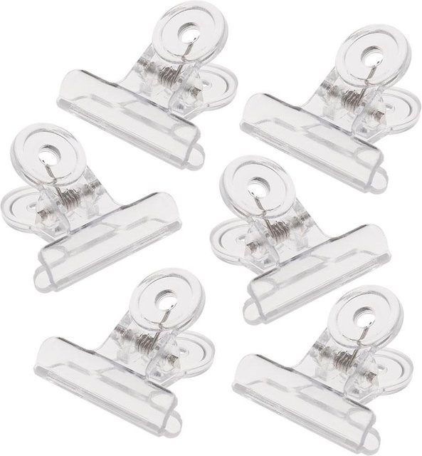TOMTOP JMS Nagelklemmen-Clips, C-Kurve, transparent, 6 Stück - Bild 1