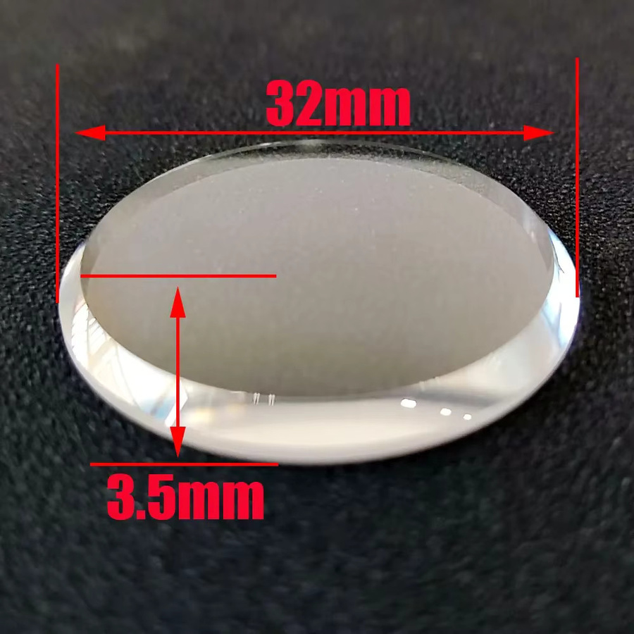 OUMASHI Saphir-Uhrenglas, AR-beschichtet, Doppelkuppel, 32 x 3,5 mm - Bild 2