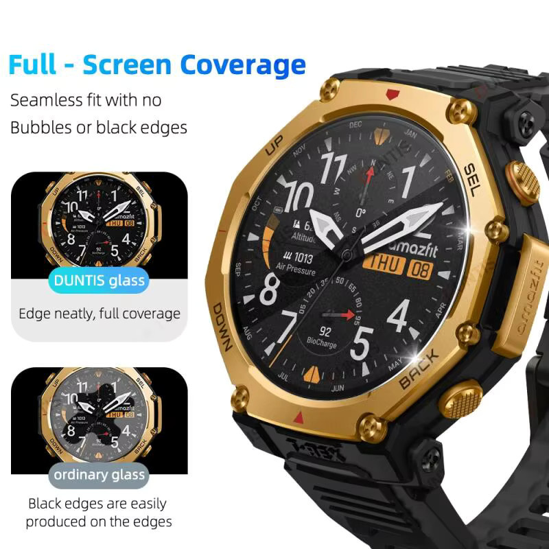 Displayschutzfolie Amazfit T-Rex 3/3 Pro 48 mm, transparent, Silikon - Bild 4