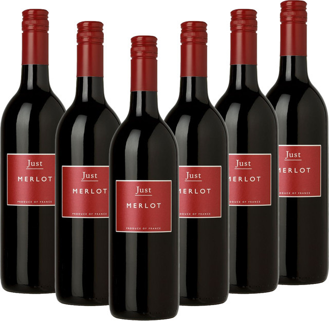 JUST Merlot Rotwein 0,75 l - Bild 1