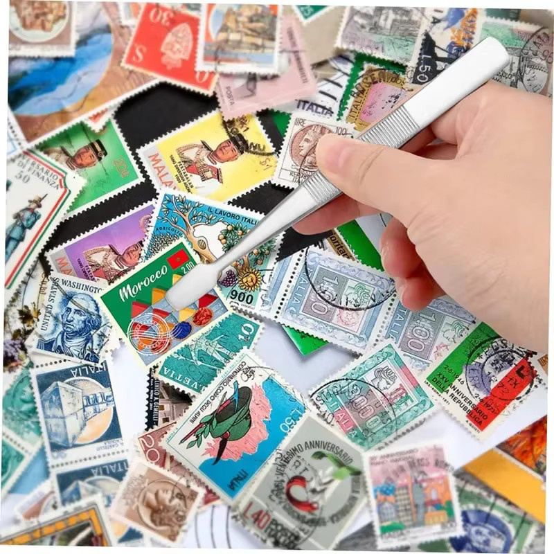 ZWICKE Präzisionspinzette aus Edelstahl in Silber für Philatelie und Handwerk - Bild 2