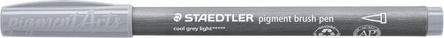Staedtler Pigment Brush Pen in Kaltgrau Hell - Bild 1