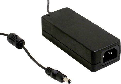 Mean Well MW GSM40A48-P1J Tischnetzteil, Festspannung 48 V/DC, 0.84A, 40W, Schwarz, mit Barrel-Plug - Bild 1
