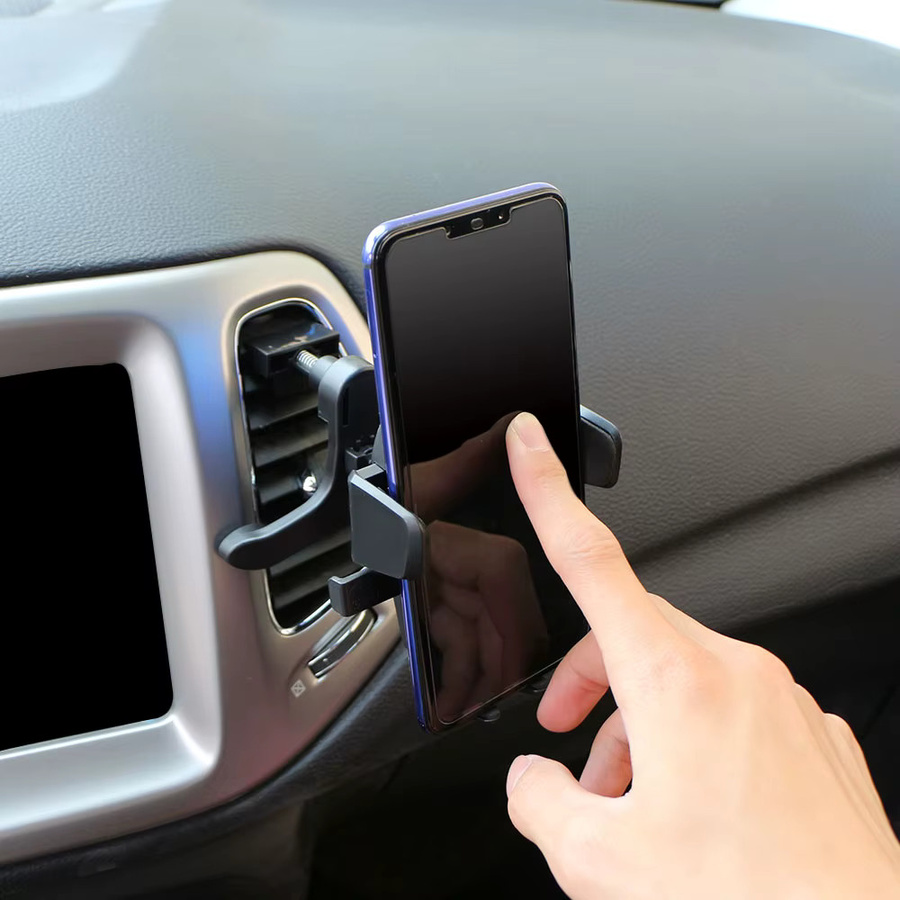 Universeller Handyhalter für die Auto-Lüftung in Schwarz zur Befestigung von iPhone, Samsung und Xiaomi - Bild 4